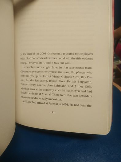 Arsene Wenger autobiography