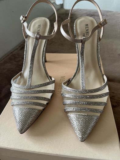 High heeled sandals