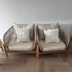 Garden 3seater and 2 arm chairs for sale
