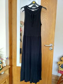 Fat face black summer dress