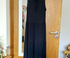 Fat face black summer dress