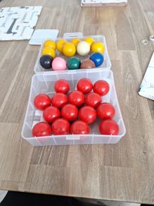 42 mil snooker and pool balls full set