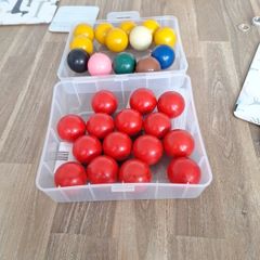 42 mil snooker and pool balls full set