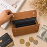 Leather Wallet for Women Card Holder Purse, Multi Compartment Clutch Wallet Image 4