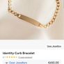 Preloved 9ct yellow gold identity bracelet Image 10