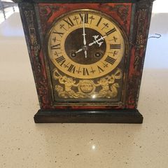 Louis XV Boullework Mantel Clock