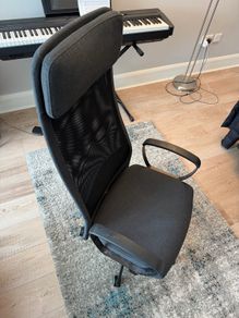 IKEA Black Office Chair, Like New Barely Used