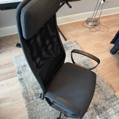 IKEA Black Office Chair, Like New Barely Used