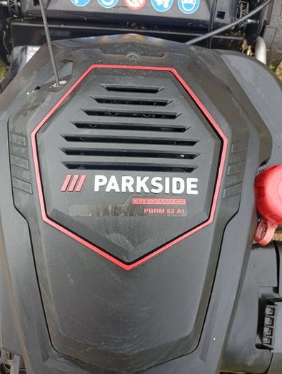 petrol lawnmower