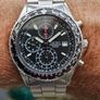 Watch Seiko Chronograph Pilot. Black. Image 2