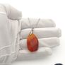 Vintage 925 Sterling Silver & Carnelian Necklace Image 8