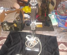 Large Glass Table Lamp