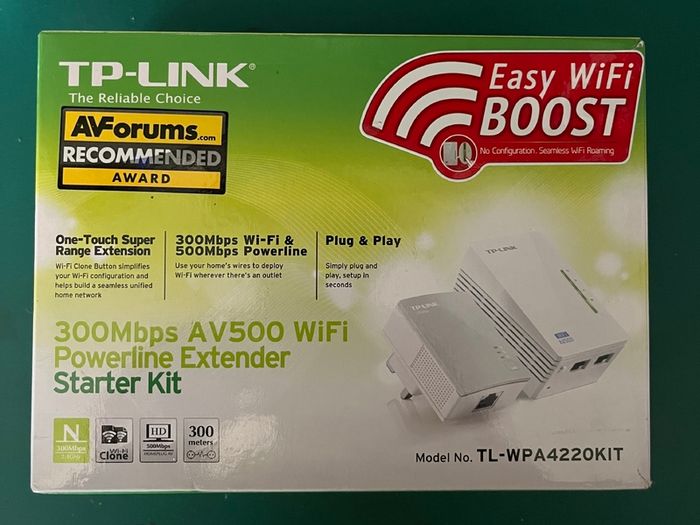 TP-Link AV500 Wi-Fi Powerline Extender Kit Brand New