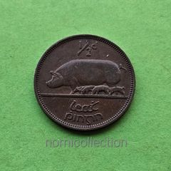 Ireland 1953 year Bronze Half Penny.