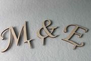 Wedding Cake Topper Initial Accessory Monogram Wedding Cake Decoration Supplies