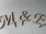 main image for ad Wedding Cake Topper Initial Accessory Monogram Wedding Cake Decoration Supplies