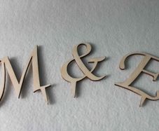 Wedding Cake Topper Initial Accessory Monogram Wedding Cake Decoration Supplies