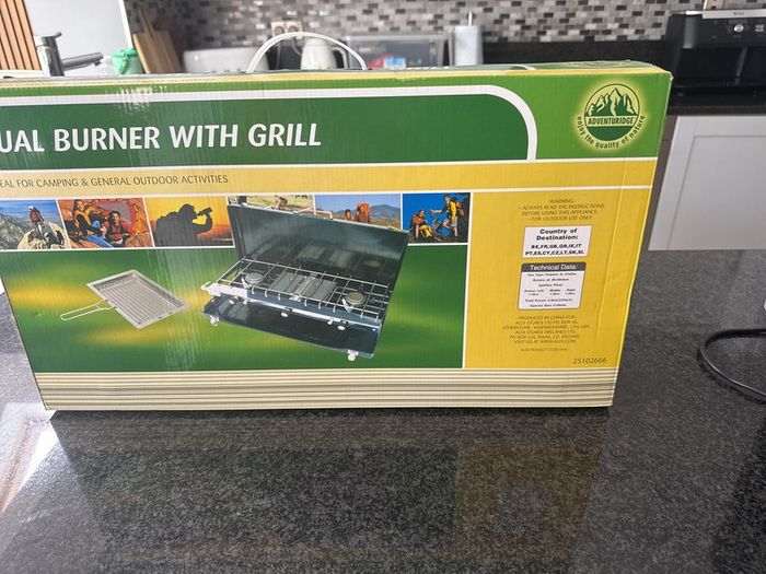 Never used Dual Burner with Grill