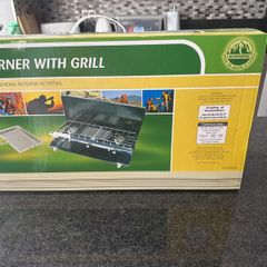 Never used Dual Burner with Grill
