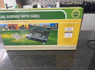 Never used Dual Burner with Grill
