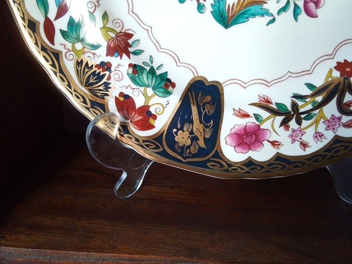 Mason's Blue & Gold Historic Limited Edition Plate
