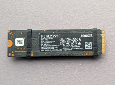 Crucial P5 1TB M.2 NVMe with heatsink