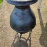 Vintage Style Metal Chiminea - Kerry Image 2