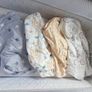 Babylo Nested Cozi Sleeper Bedside Cot Grey Image 4