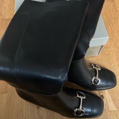 Women's Black Long Boots Size 6