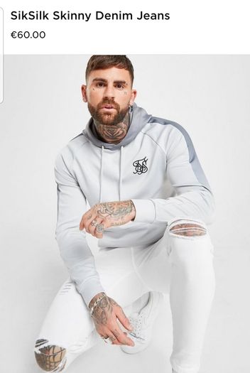 White Siksilk Jeans