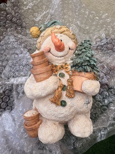 Charming Christmas Snowman Decoration