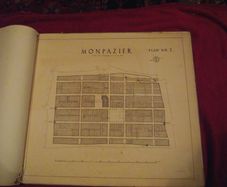 8 X 19th Century French walled city plans - 1816 to 1845