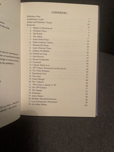 A short account of the history of Burrishoole Parish