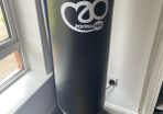 boxing bag with gloves
