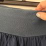 Navy wide trousers Image 5