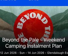 Beyond The Pale x 2 adults and 2 U12 tickets