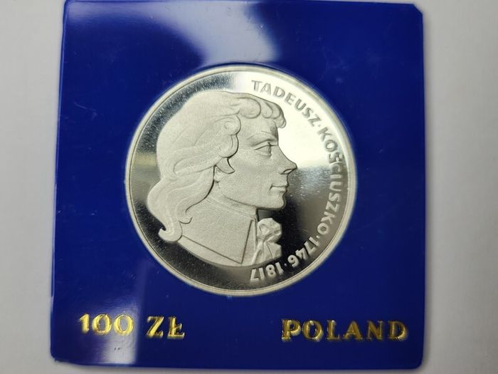 Poland 100 zlotych silver coin 1974,1976