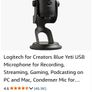 Blue Yeti USB Microphone with Microphone Arm Image 4