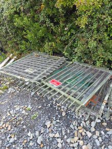 sliding gate  and fence