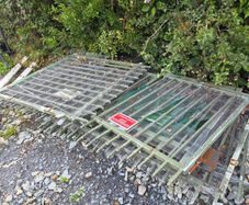 sliding gate  and fence