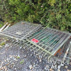 sliding gate  and fence