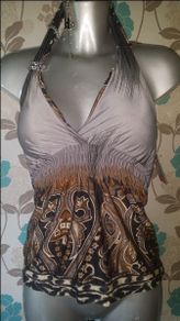 BNWT Made in France Beautiful No Name halter top  size UK 10 EUR38 Postage included
