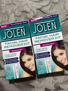 Jolen facial hair remover kit new