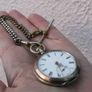 Vintage Sterling Silver Pocket Watch Image 4
