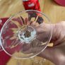 Set of six Galway Crystal small wine glasses Image 3