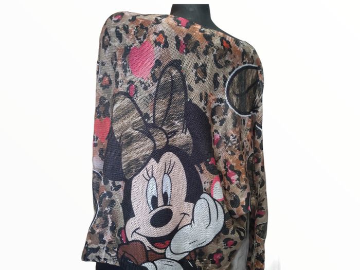 Openwork sweater WOMAN Mickey Mouse Minnie
