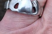 Vintage Irish Sterling Silver Claddagh Ring(1981)
