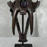 Sabre-Tooth Tiger Skull  - Bronze, Metal Stand, Signed Image 7