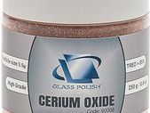 Glass Polish 90008 Cerium Oxide High Grade Glass Polishing Powder - TREO 85% - 3.5 microns - 250 Grams