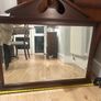 Mahogany framed mantle mirror Image 3
